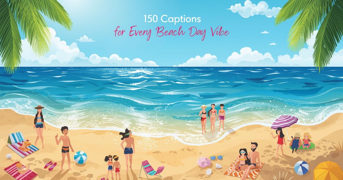 150 Captions for Every Beach Day Vibe (from Fun Hangs to Relaxing Vacations)