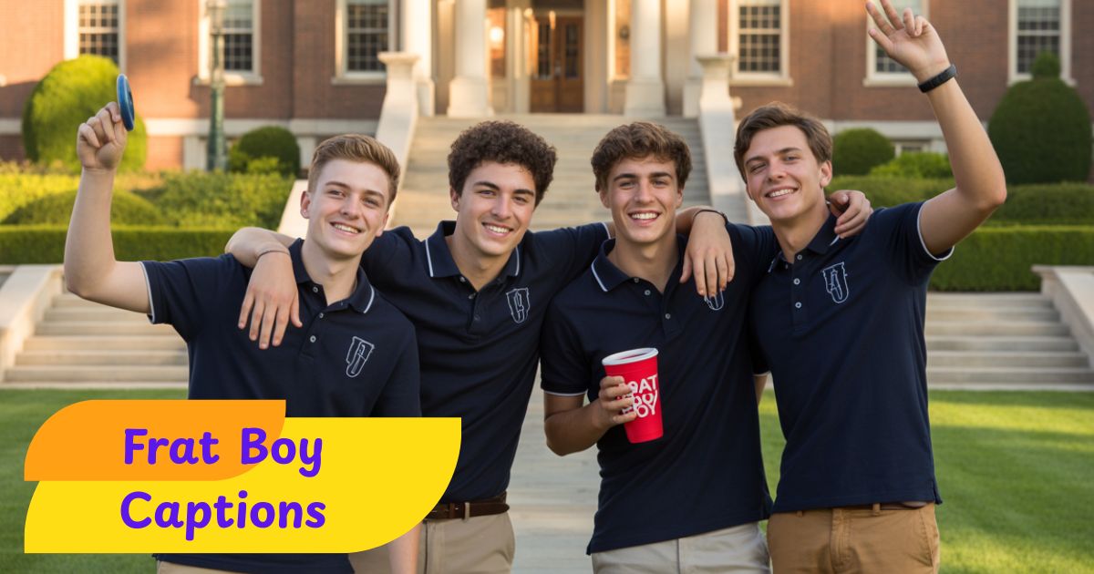 400+ Best Frat Boy Captions For Instagram to Rule Your Feed