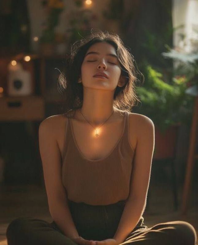 Not pretending — just becoming my best self. 🌸