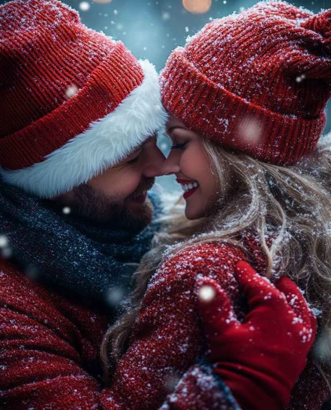 💞 Romantic Christmas Captions