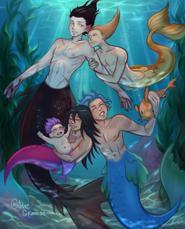 🧜‍♂️ Aquatic Merman Mating