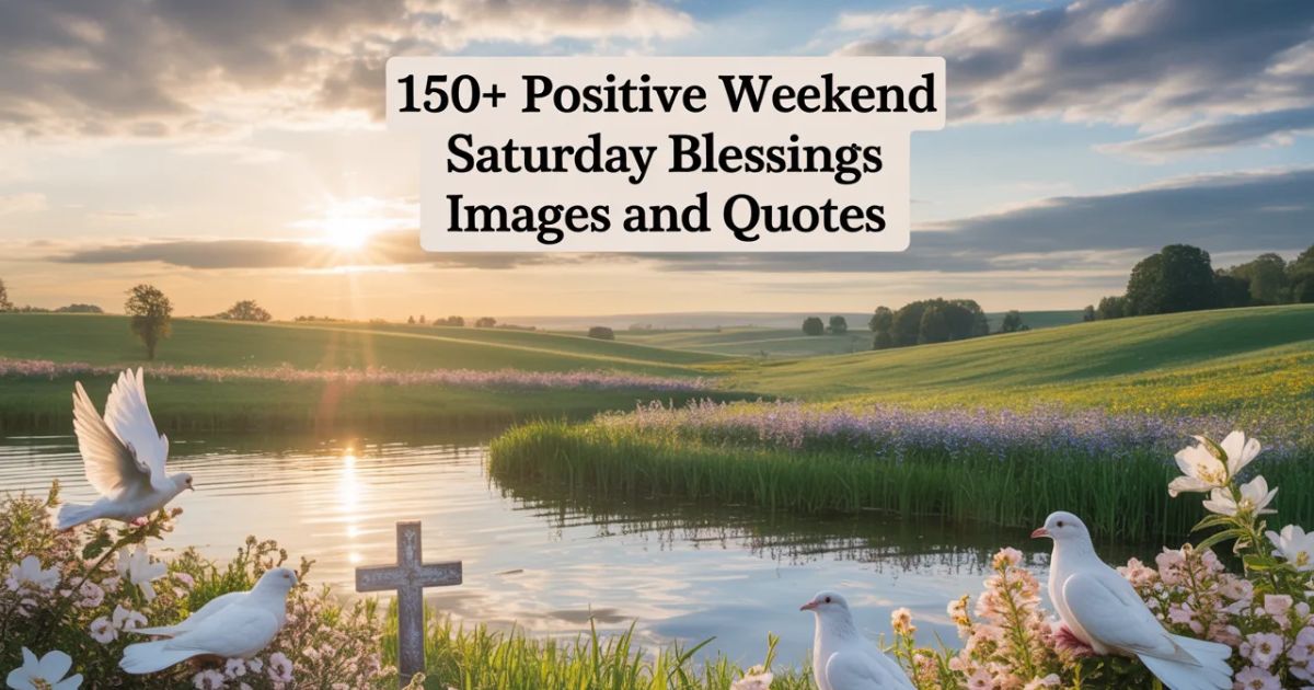 150+ Positive Weekend Saturday Blessings Images and Quotes