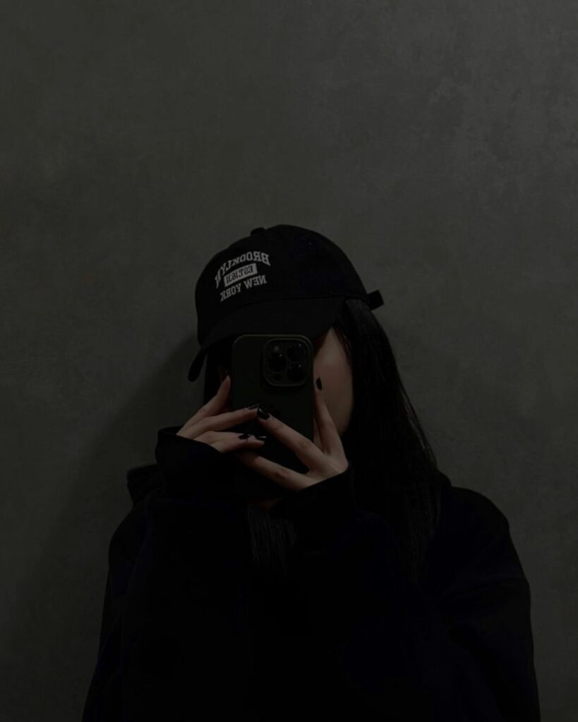 Cute attitude dp girl black