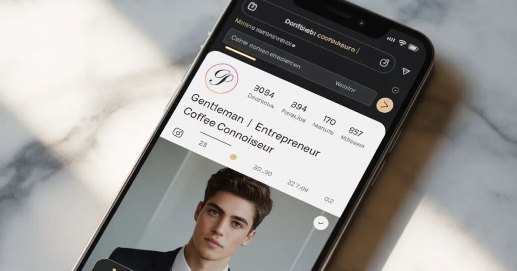 Classy Instagram Bio for Boys