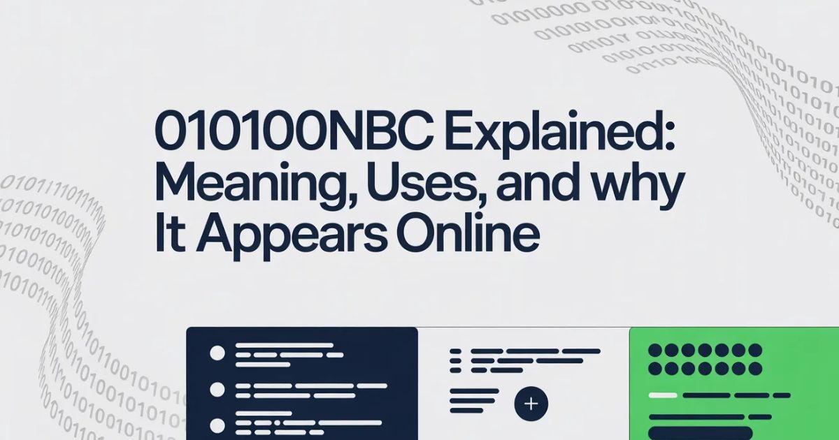 010100nbc Explained: Meaning, Uses, and Why It Appears Online